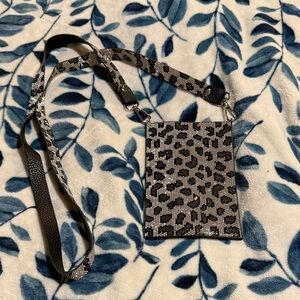 Stylish Leopard Print Crossbody Bag